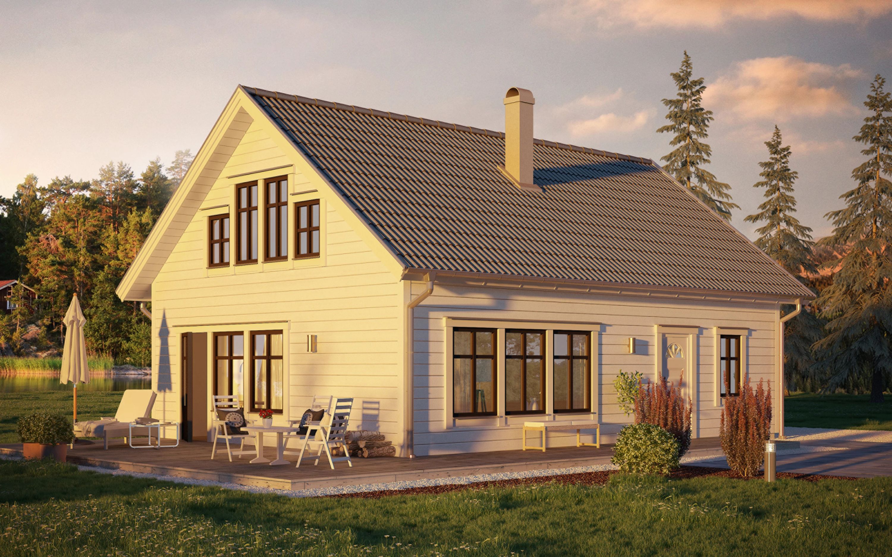 Husmodellen Båstad från Landsbrovillan