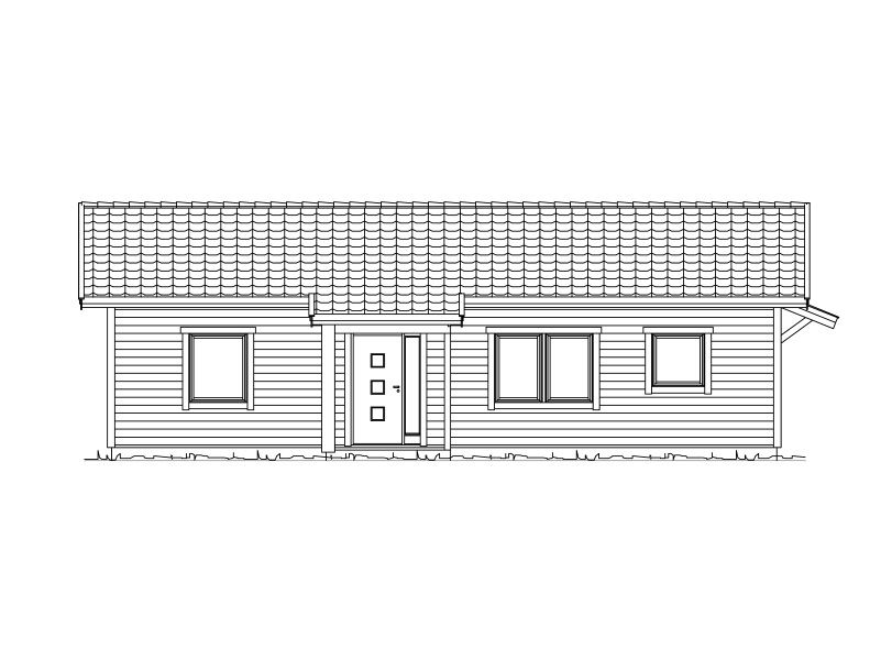 Husmodellen Blåklockan från Dala Trähus