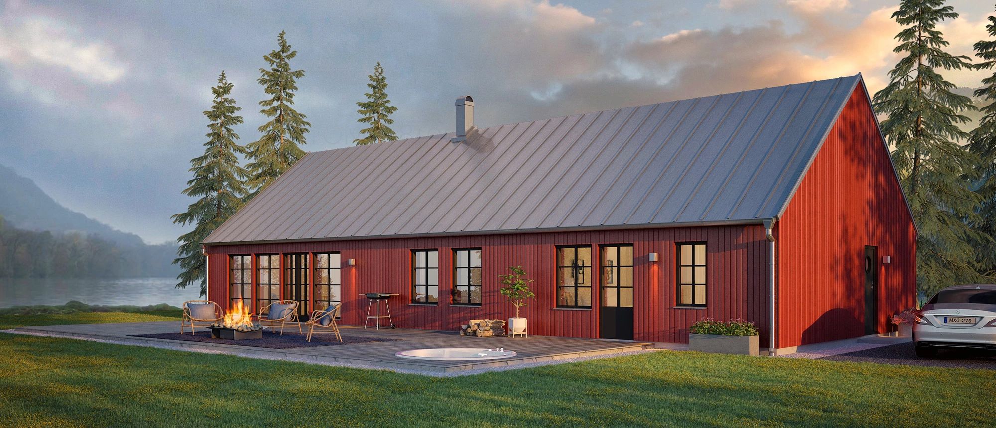 Husmodellen Bolmen från Landsbrovillan