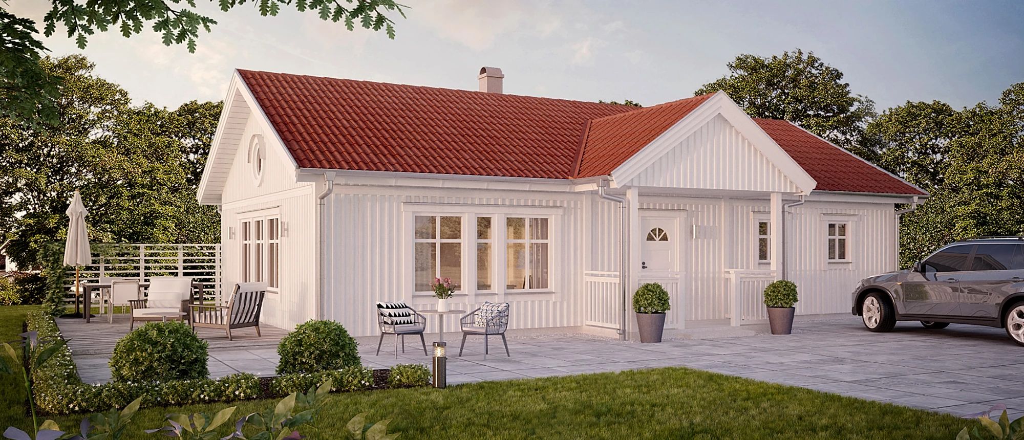 Husmodellen Ekudden från Landsbrovillan