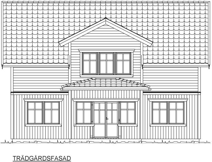 Husmodellen Fiskmåsen från Dala Trähus