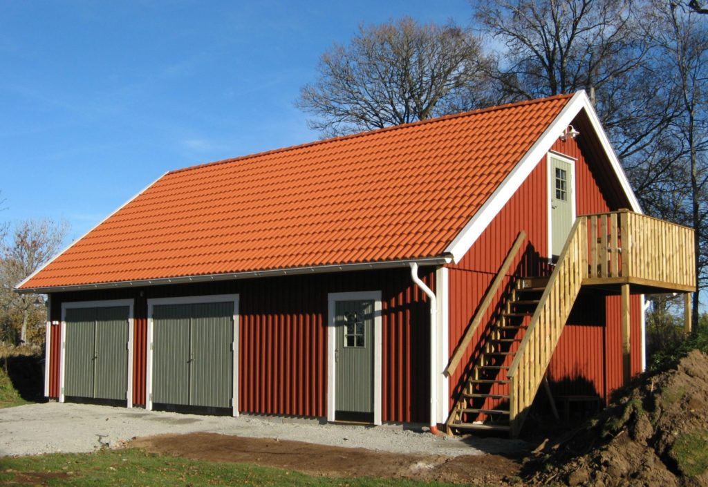 Husmodellen Garage 1,5-plan från Lundqvist Trävaru