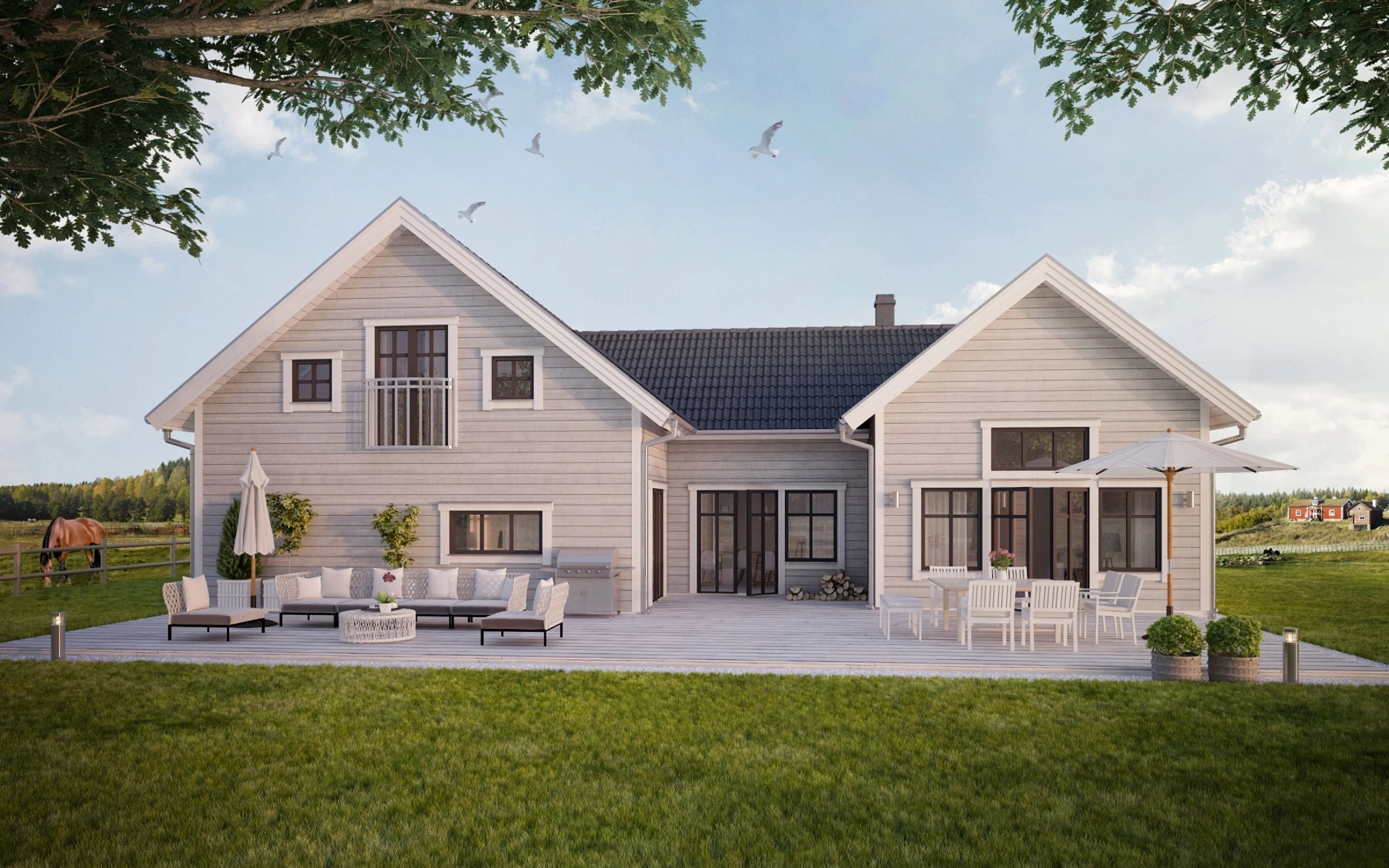 Husmodellen Grönvik från Landsbrovillan