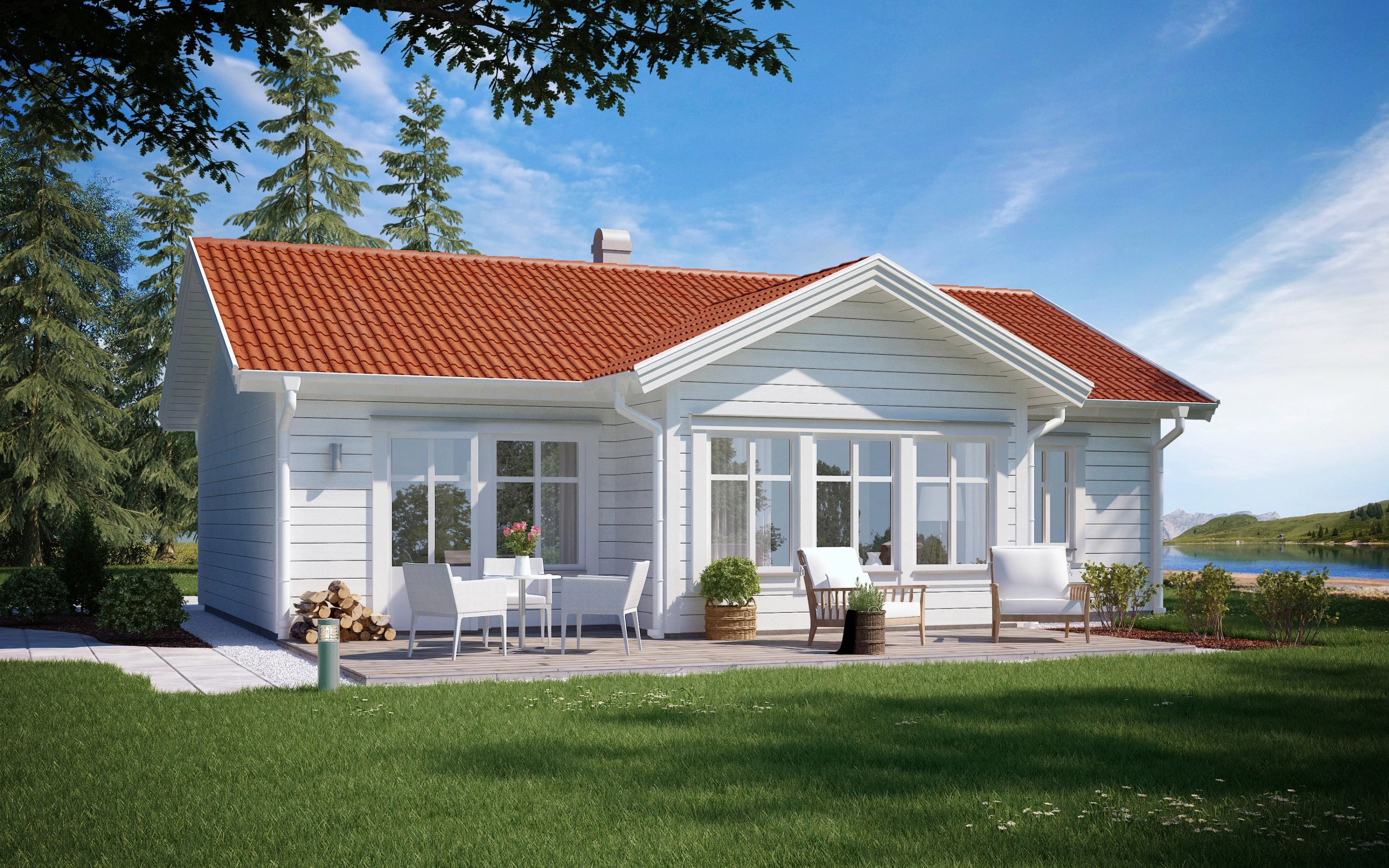 Husmodellen Hasslö från Landsbrovillan