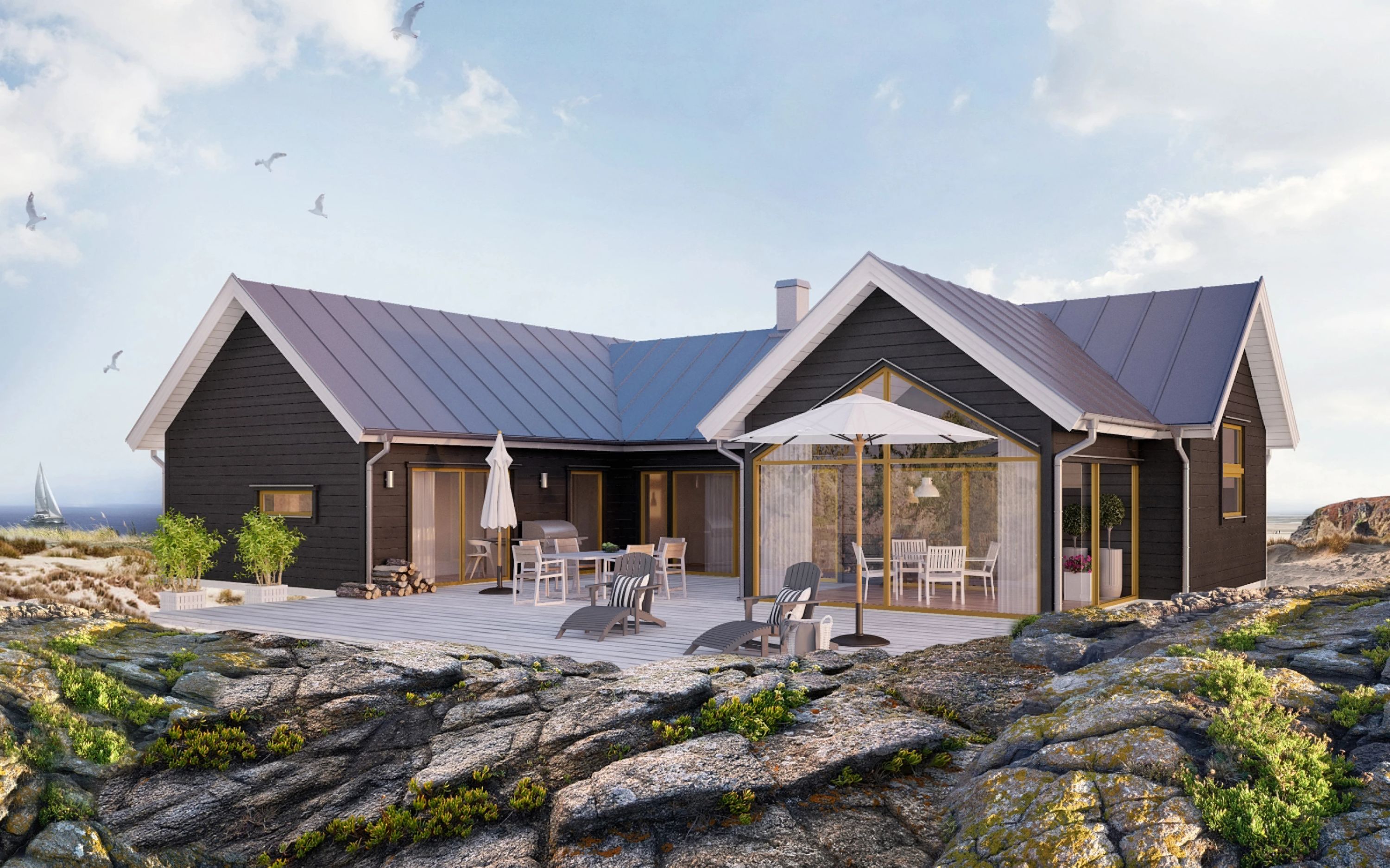 Husmodellen Klippudden från Landsbrovillan