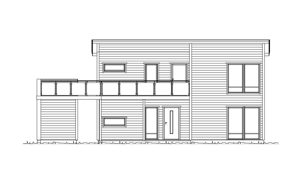 Husmodellen Krabban från Dala Trähus