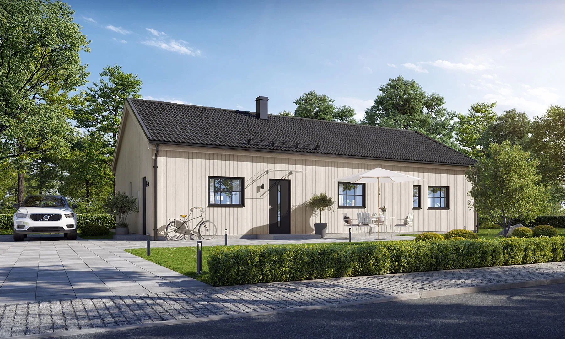 Husmodellen LB Optimal 126 från LB-Hus