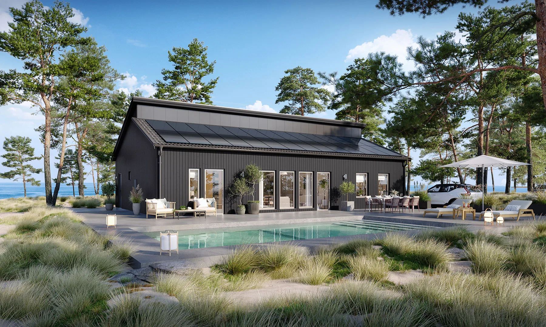 Husmodellen LB Optimal 141 Pulpet från LB-Hus