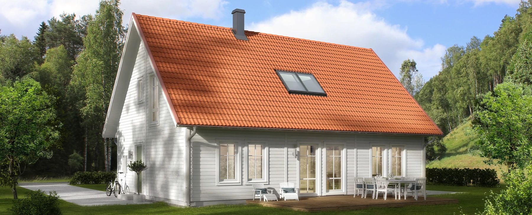 Husmodellen LB Optimal 153 från LB-Hus
