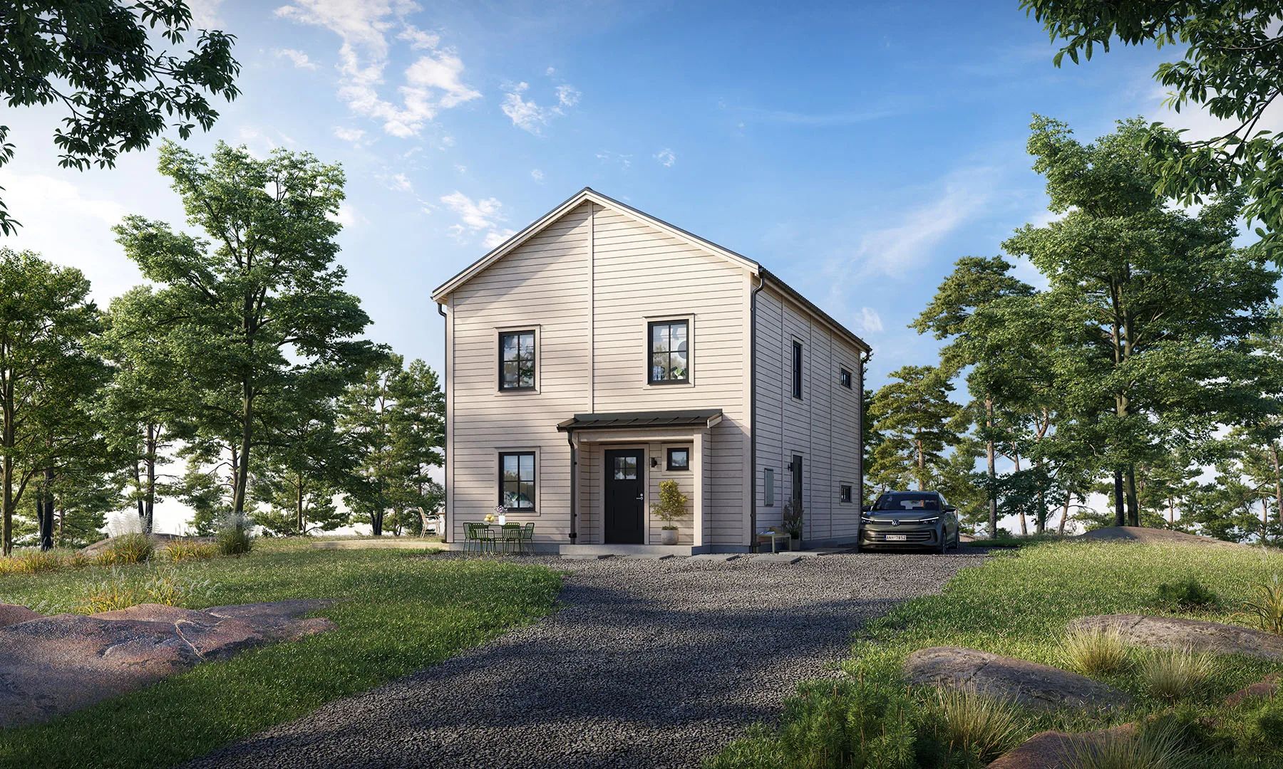 Husmodellen LB Optimal 158 från LB-Hus