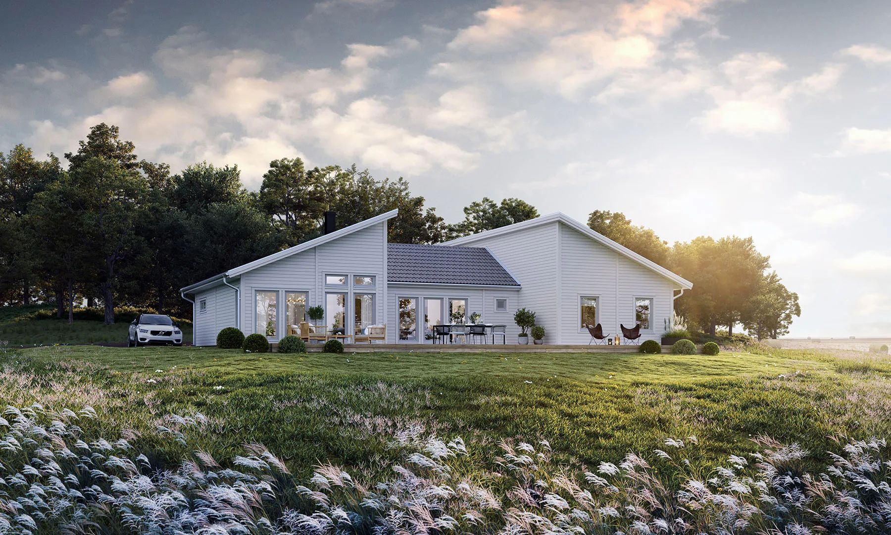 Husmodellen LB Optimal 161 Pulpet från LB-Hus