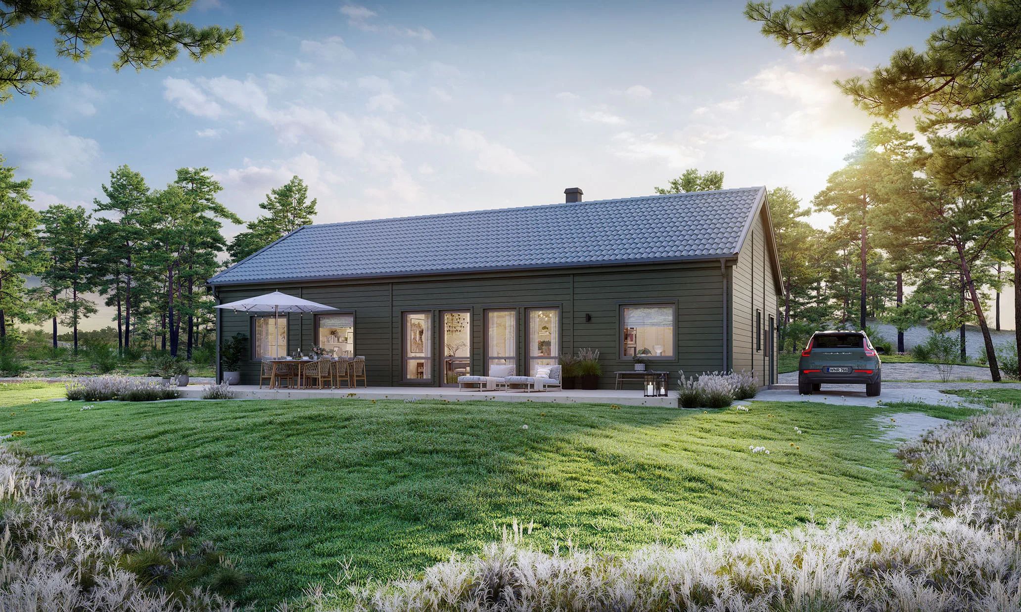 Husmodellen LB Start 126 från LB-Hus