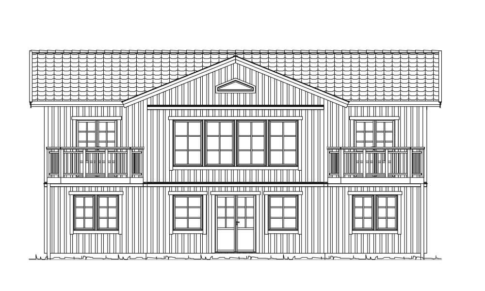 Husmodellen Linden från Dala Trähus