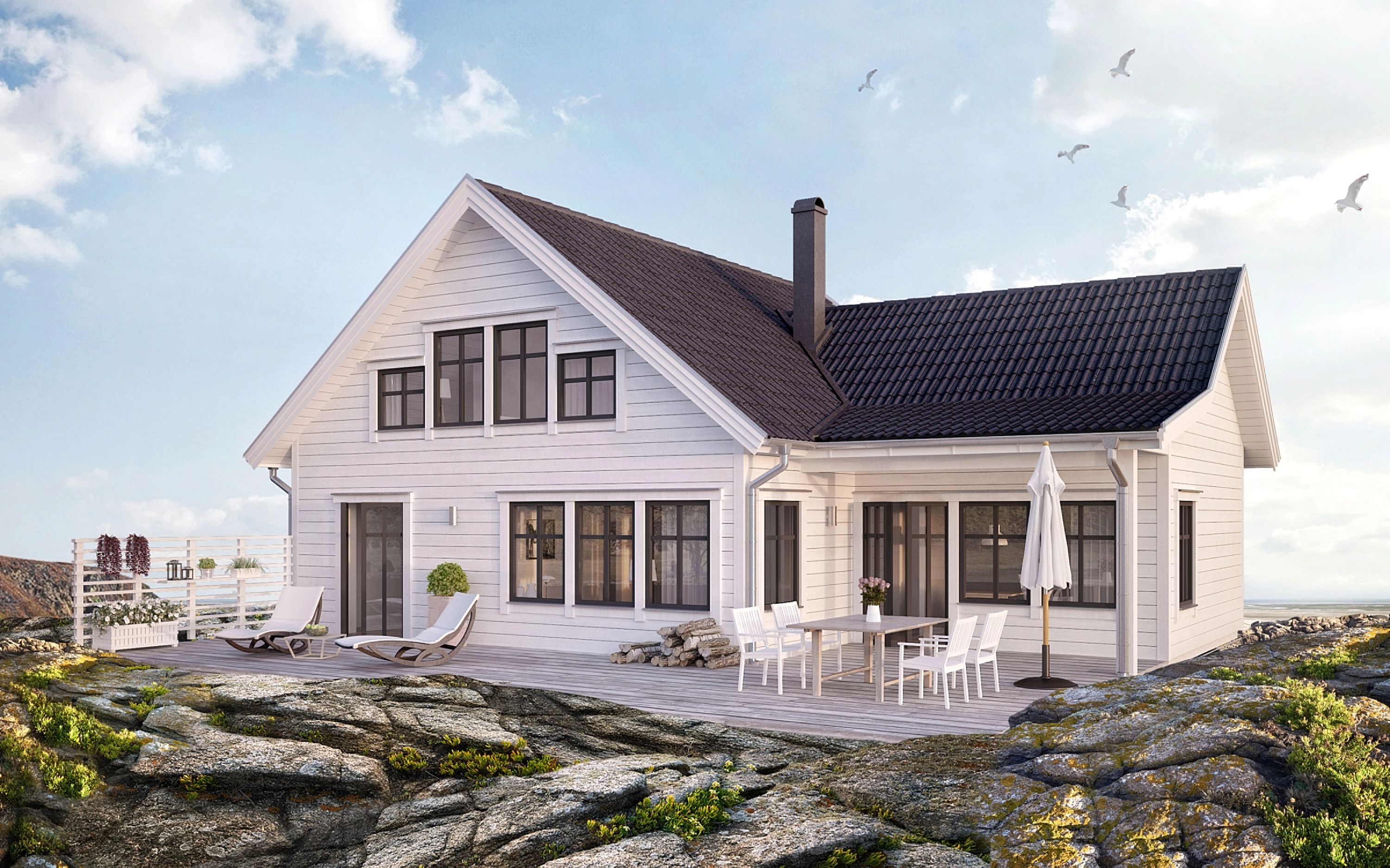 Husmodellen Norrskär från Landsbrovillan