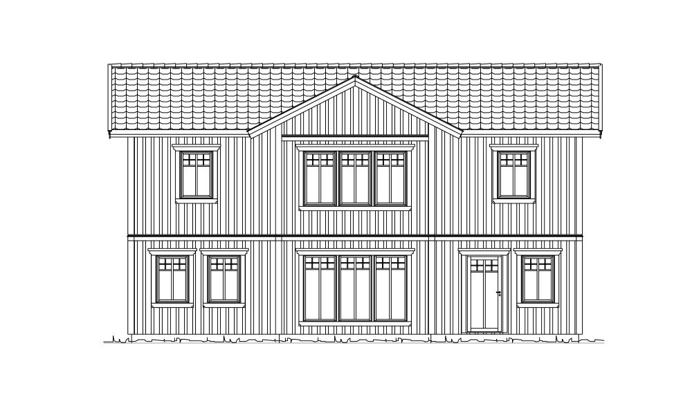 Husmodellen Ostronet från Dala Trähus