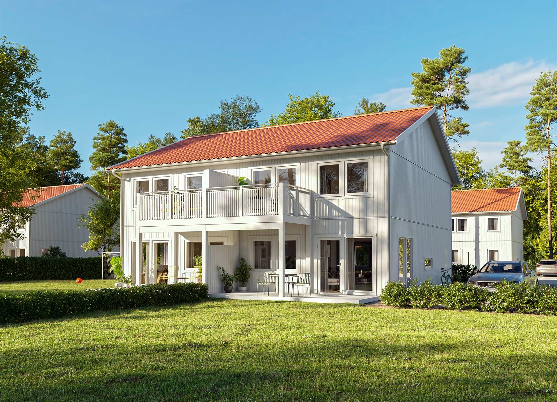 Husmodellen Parhus Nova 239 från Borohus