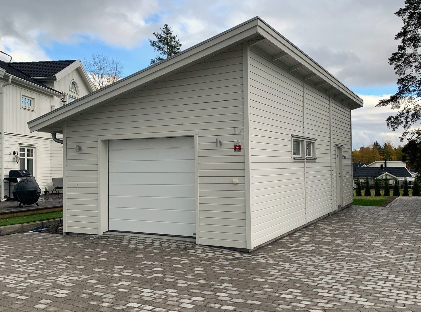 Husmodellen Pulpetgaraget från Lundqvist Trävaru