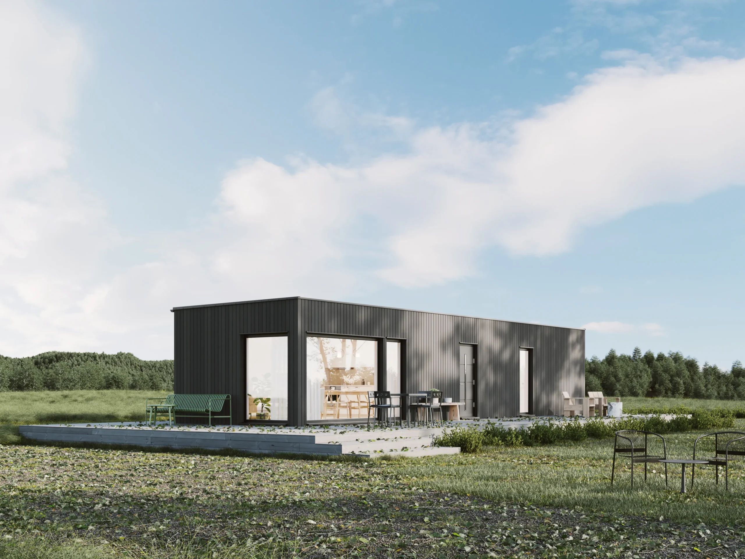 Husmodellen Rak NR.60 från Husverket