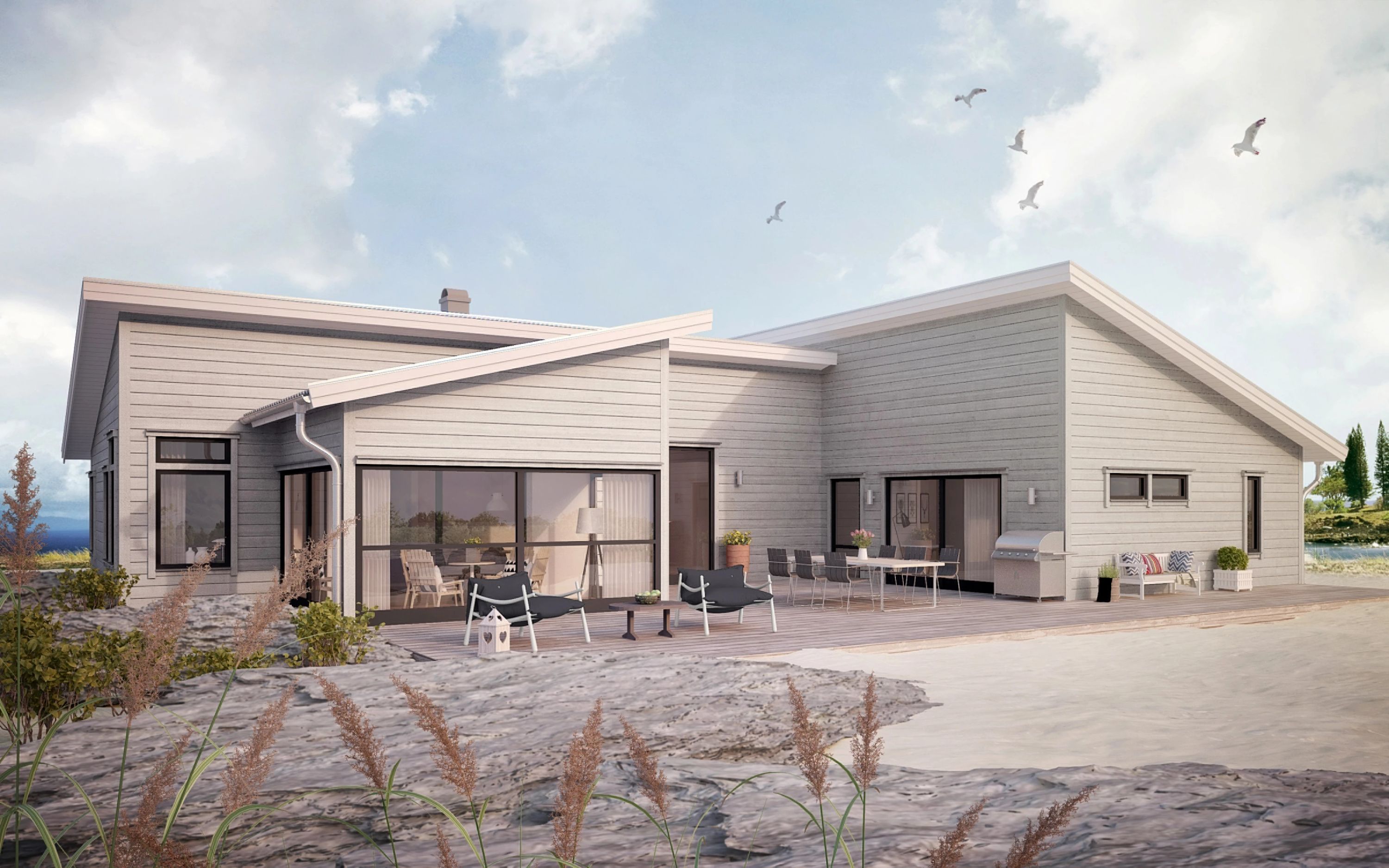 Husmodellen Sandhamn från Landsbrovillan