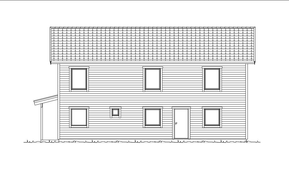 Husmodellen Sjöborren från Dala Trähus