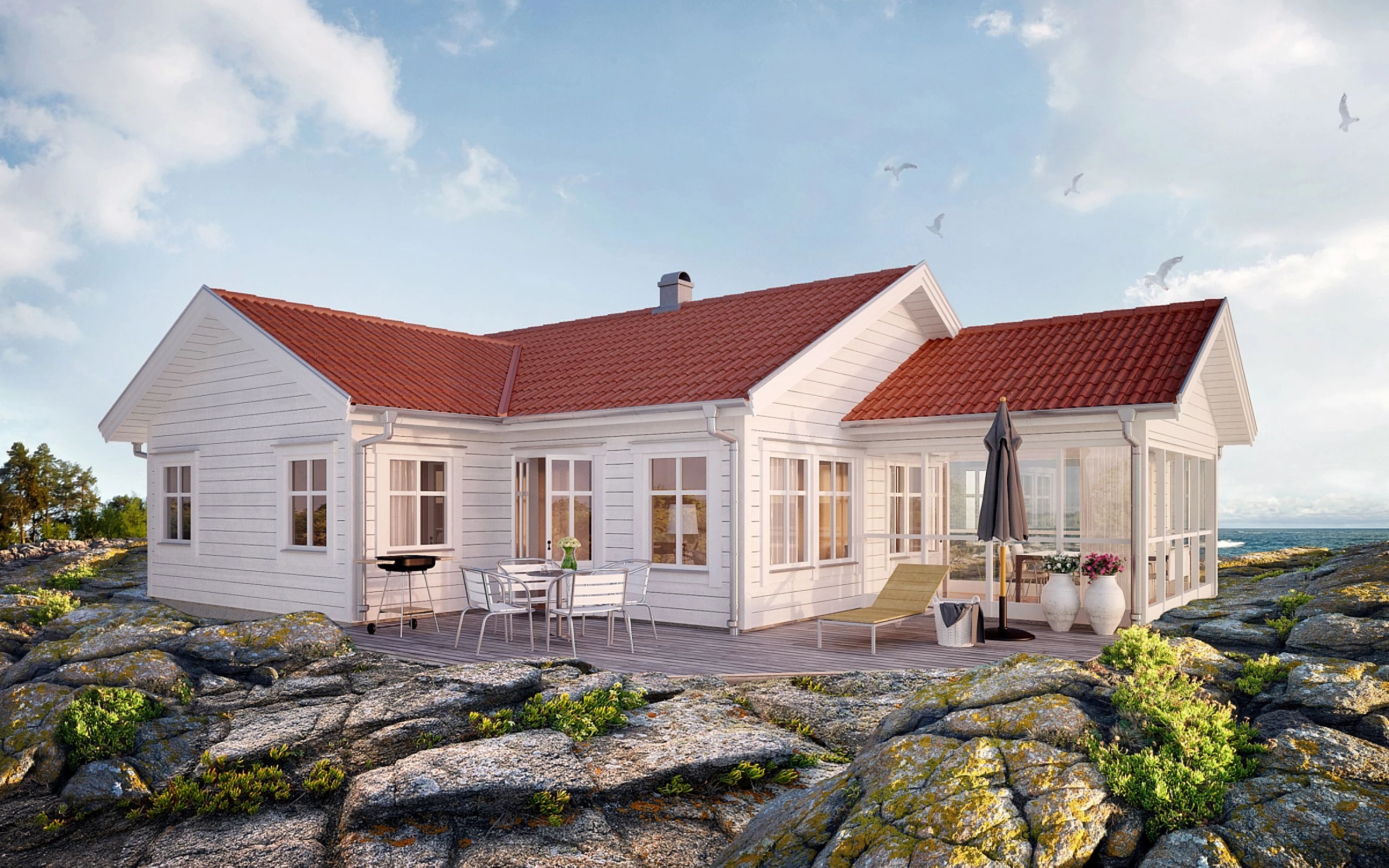 Husmodellen Solhamn från Landsbrovillan