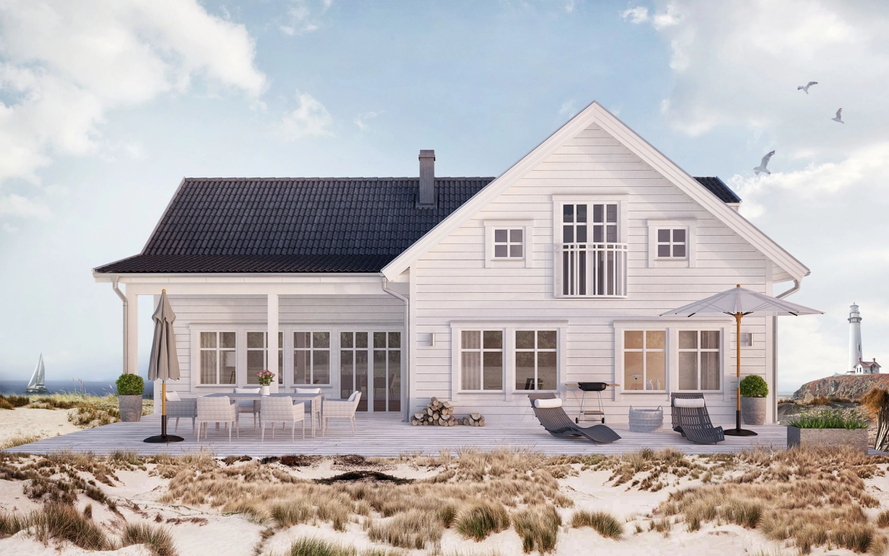 Husmodellen Strandsnäckan från Landsbrovillan