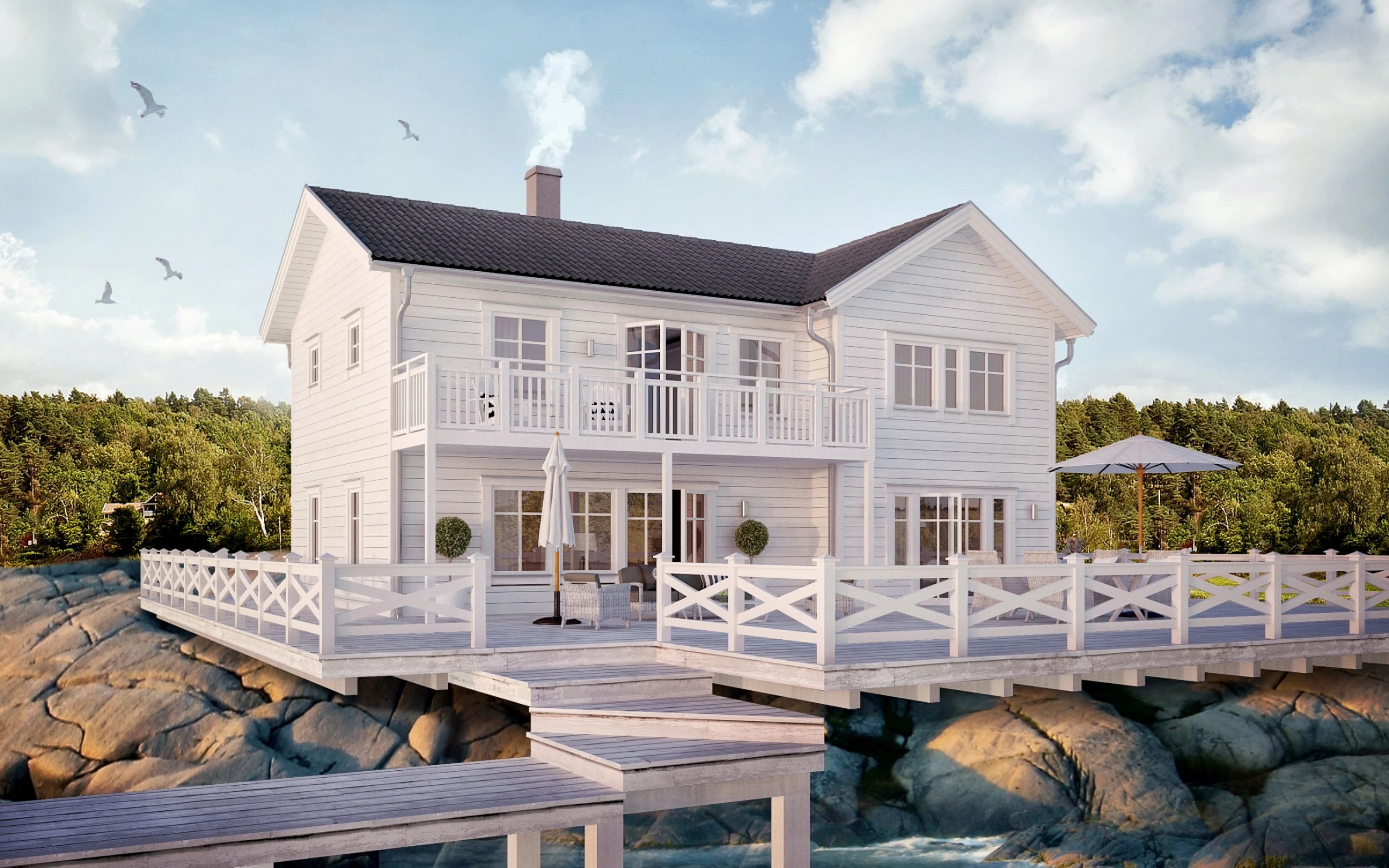 Husmodellen Utsikten från Landsbrovillan