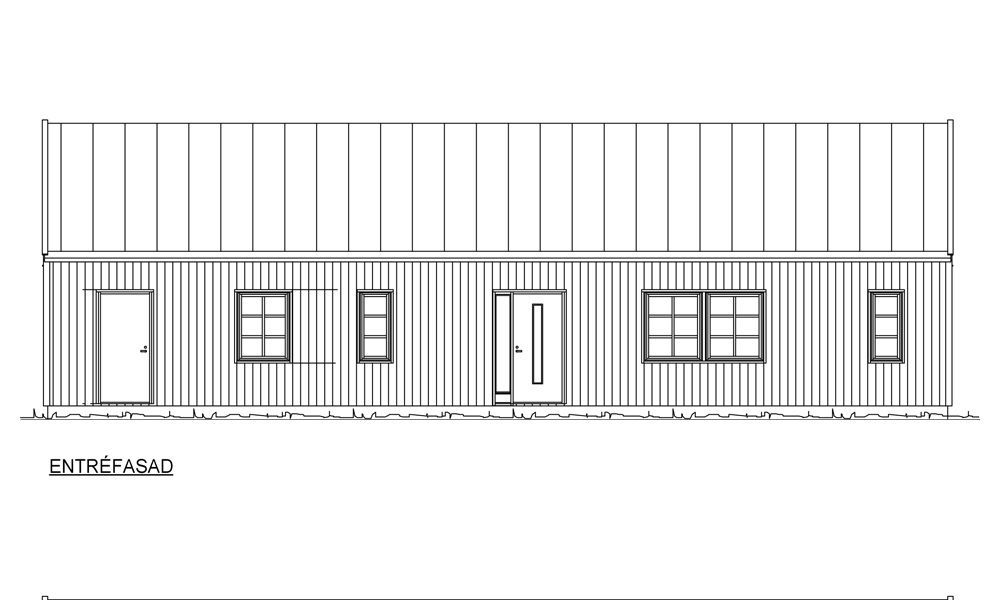Husmodellen Vallmon från Dala Trähus