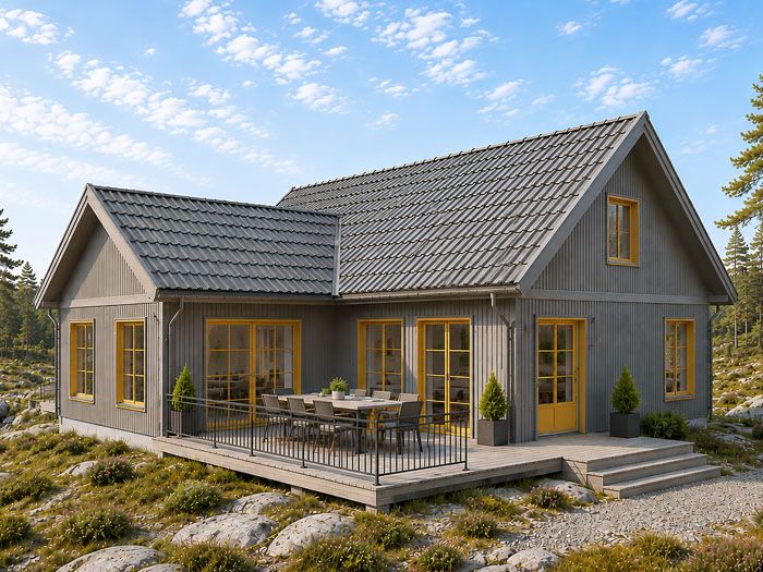 Villa Borgfors från Villa Varm
