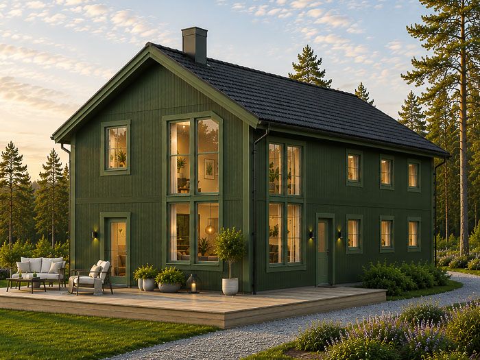 Husmodellen Villa Gyllengården från Villa Varm