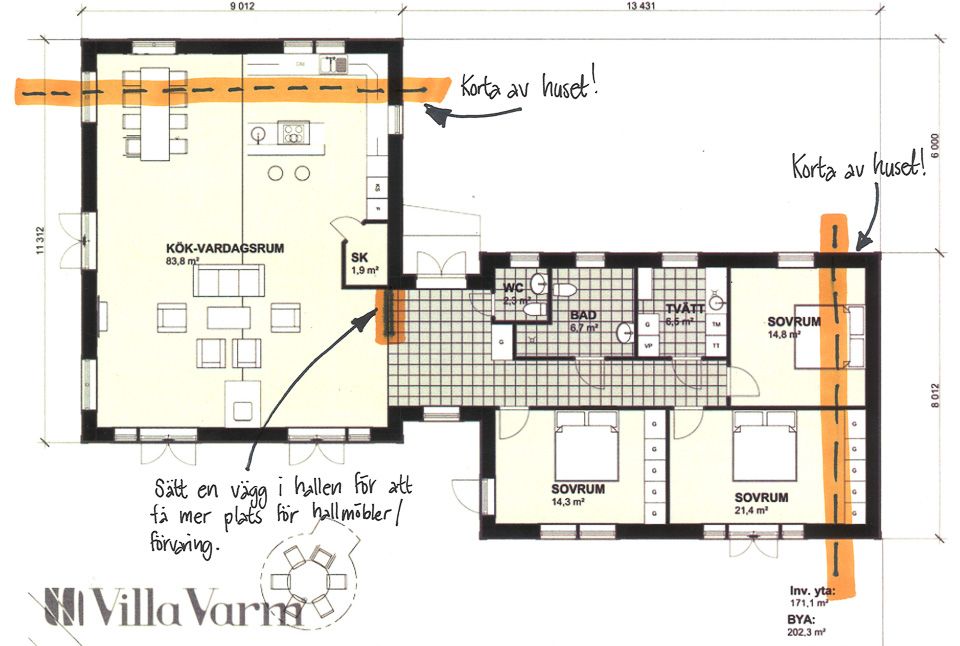 Villa Hestra bild 2