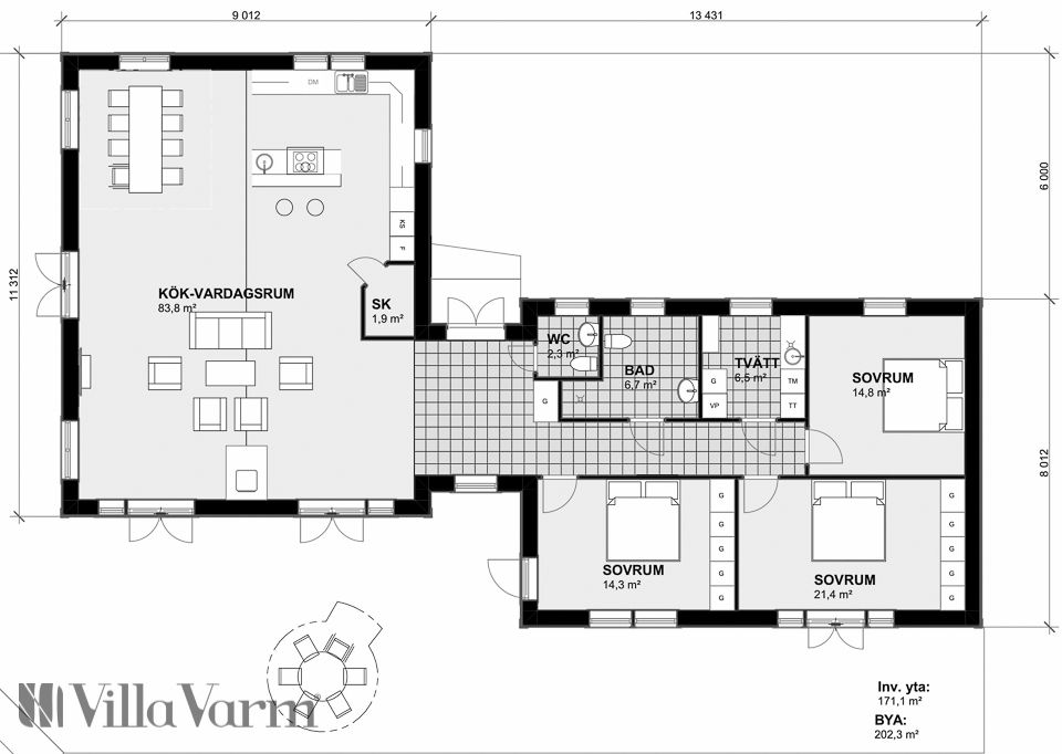 Villa Hestra bild 3
