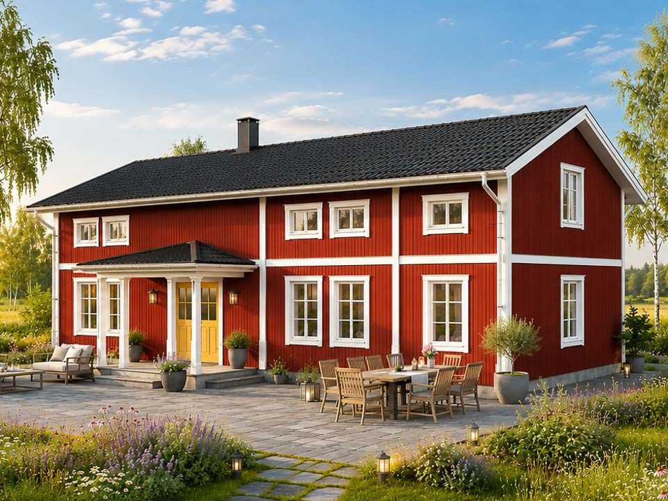 Husmodellen Villa Norrbottensgården från Villa Varm