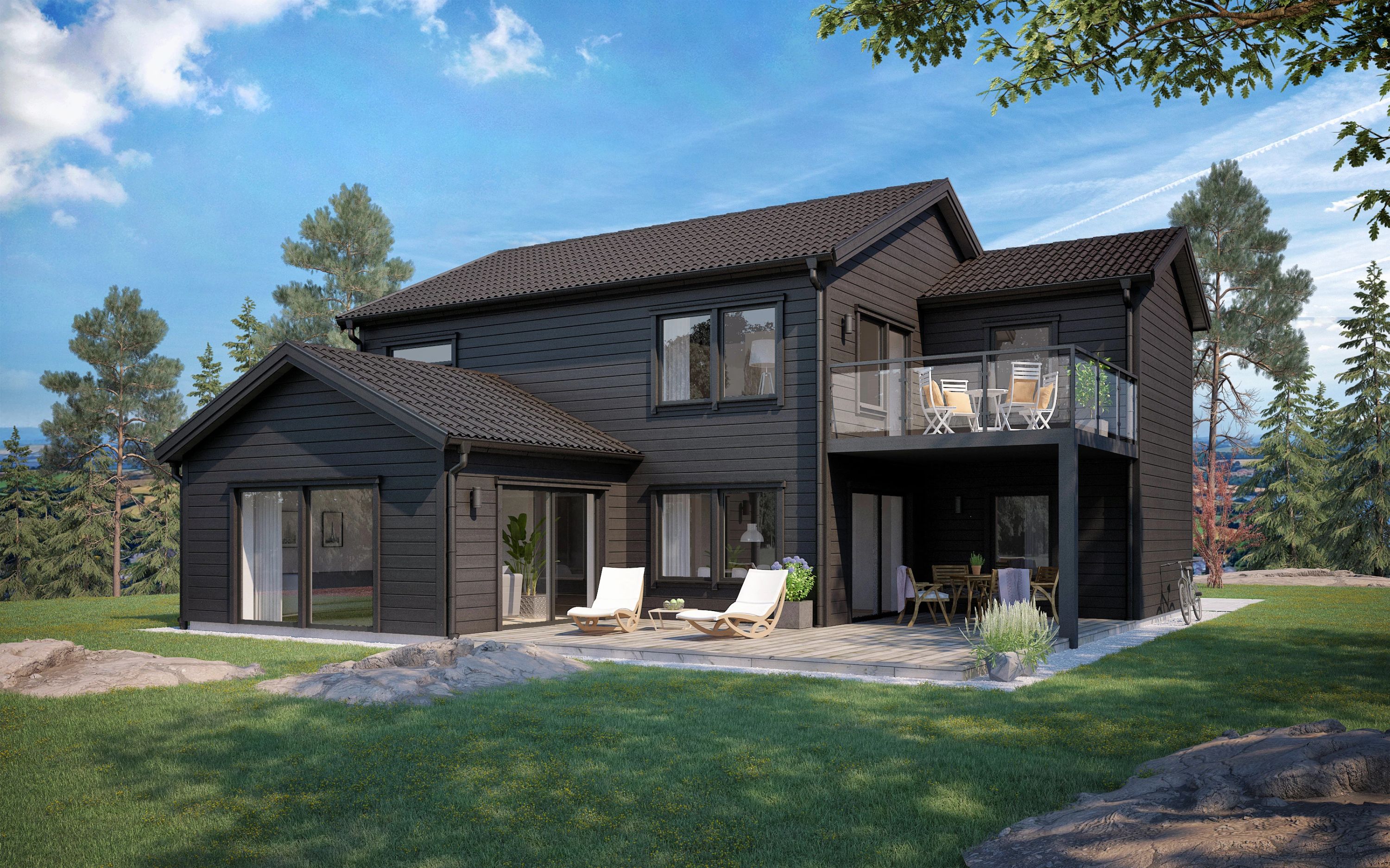 Husmodellen Vindö från Landsbrovillan