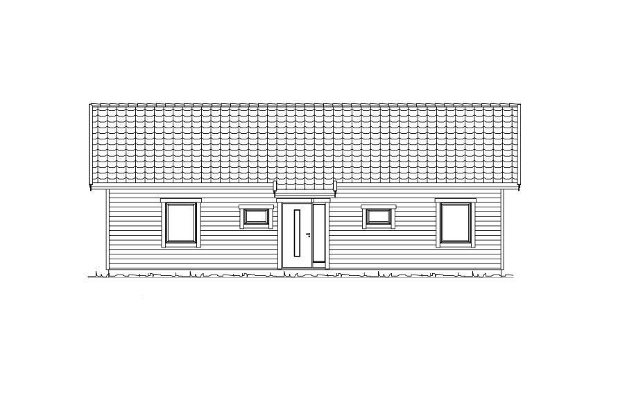 Husmodellen Violen från Dala Trähus